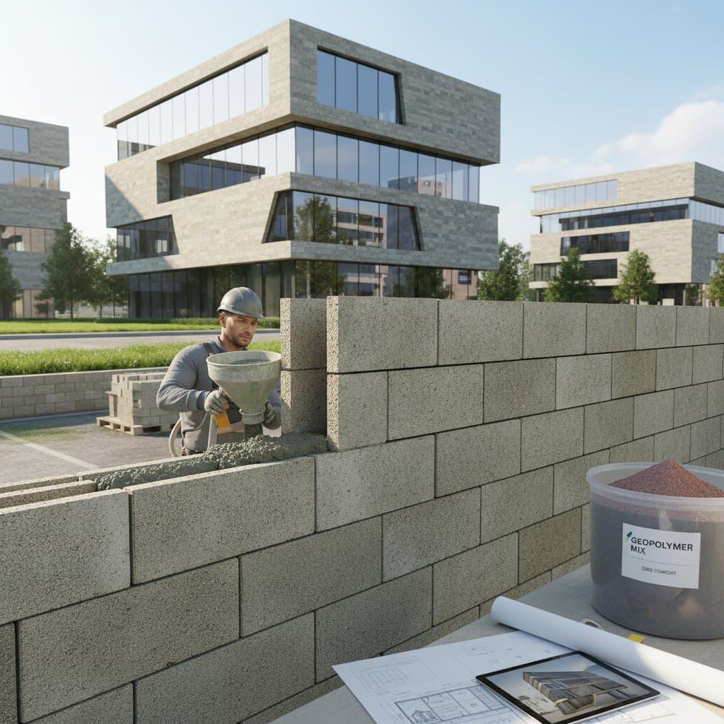 Zero-Cement Bricks Cut Carbon While Boosting Durability