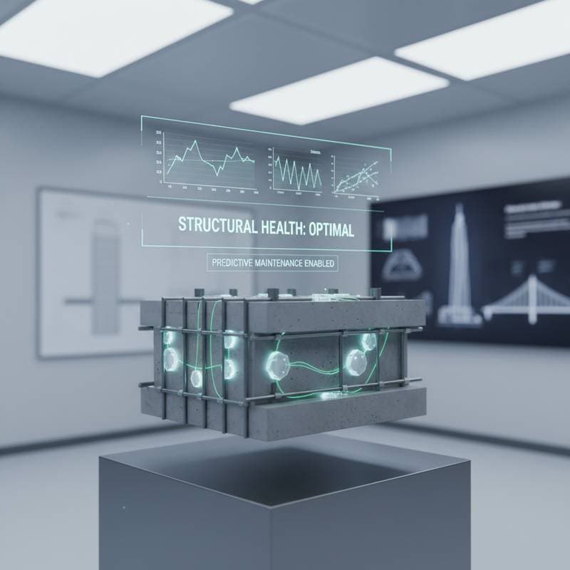 Smart Concrete Cuts Failure Risk with Embedded Sensors