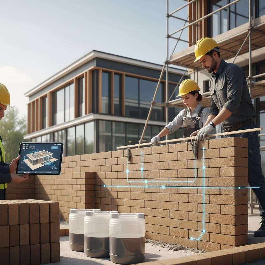 Zero-Cement Bricks Cut Emissions and Cure Faster