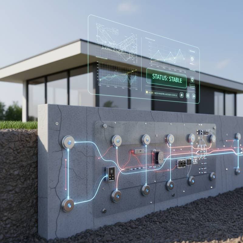 Smart Sensors Detect Foundation Cracks Before They Show