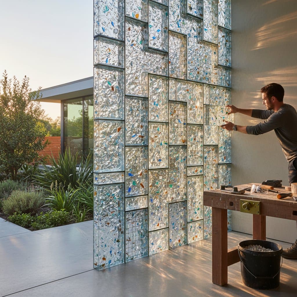 Building Durable Walls with Recycled Glass Blocks
