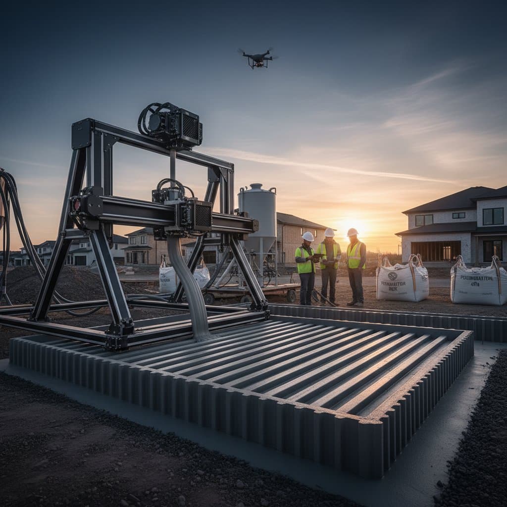 3D Printing Cuts Foundation Time to 4-6 Days