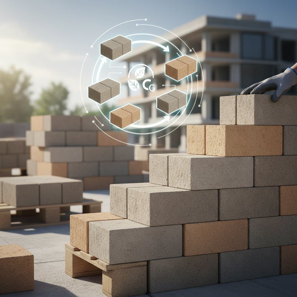 Geopolymer Bricks Cut Emissions by Half Without Kilns