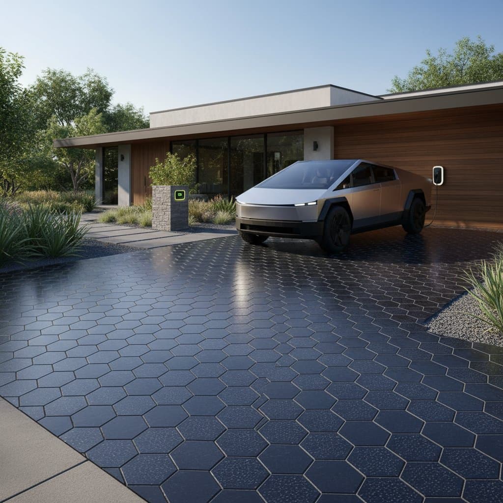Solar Pavers Generate Power While Supporting Vehicles