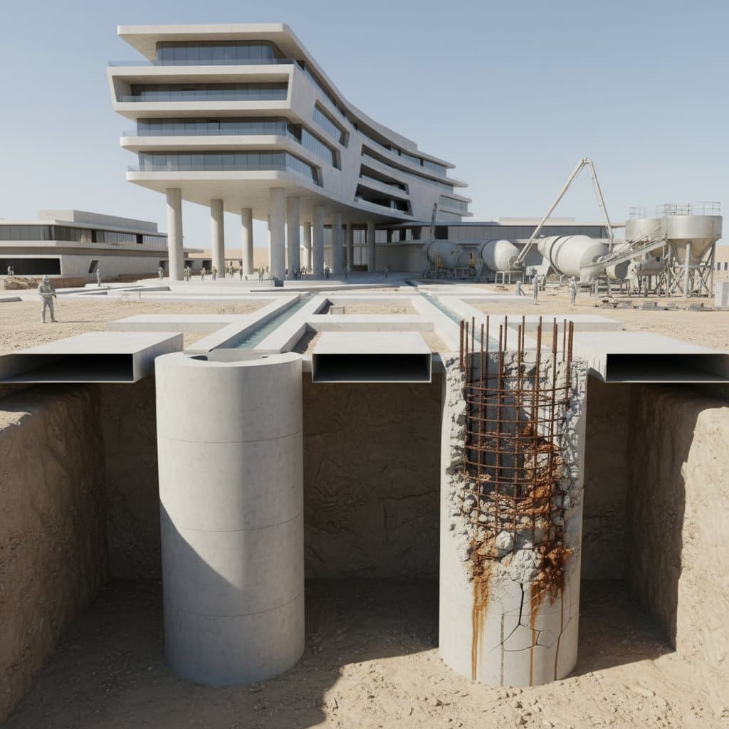 Geopolymer Concrete Outlasts Steel by Decades