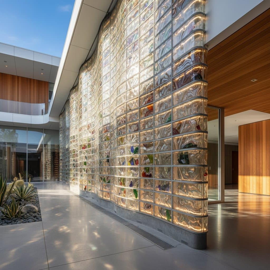 Featured image for Why Recycled Glass Bricks Rule 2026 Masonry