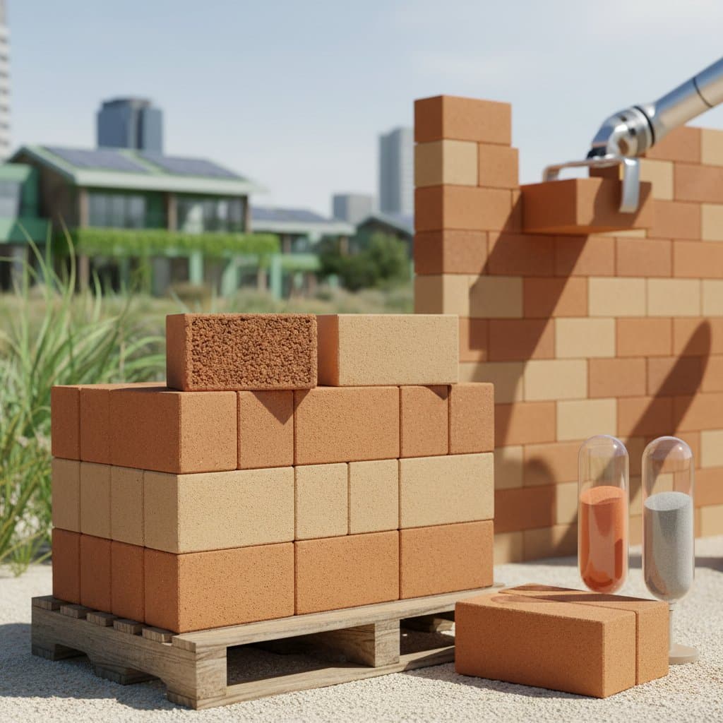 Featured image for Zero-Cement Bricks Cut Carbon Emissions by Half