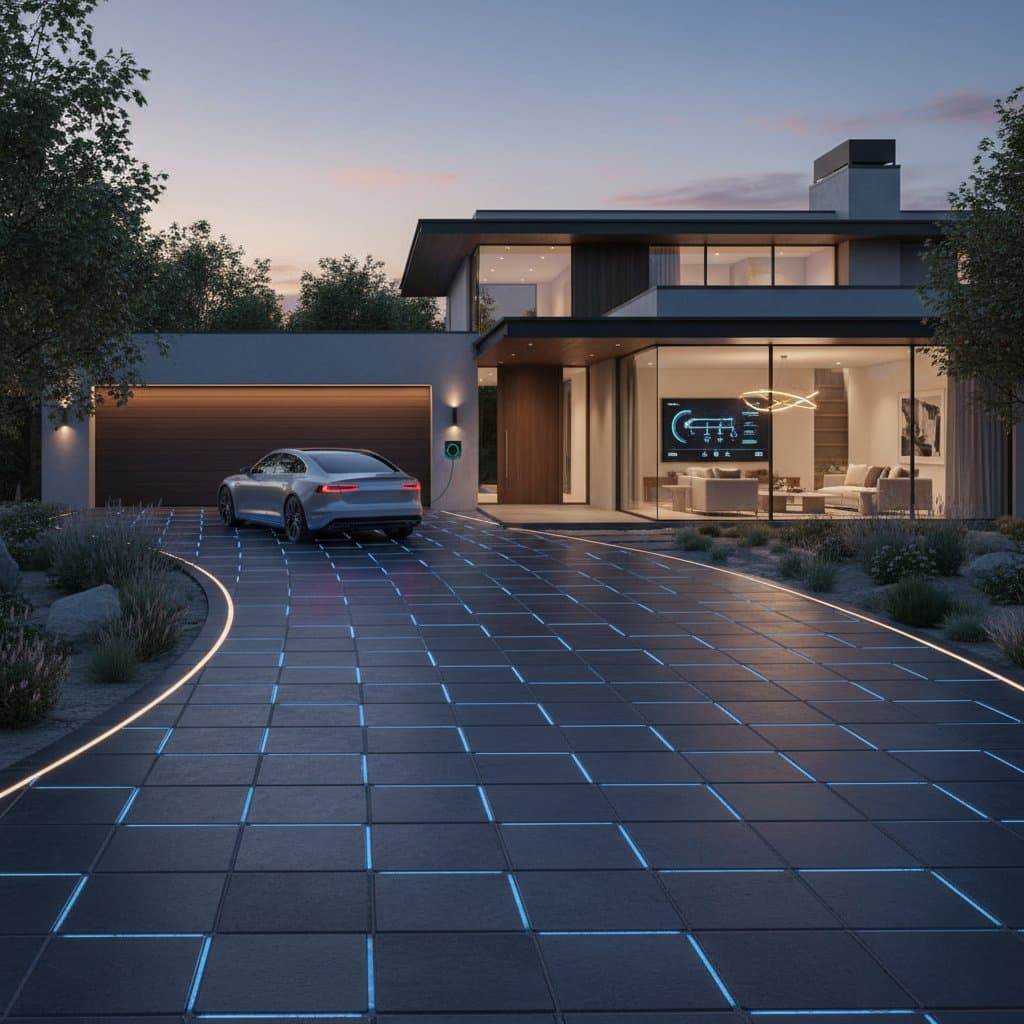 Build a Solar Paver Driveway That Powers Your Home