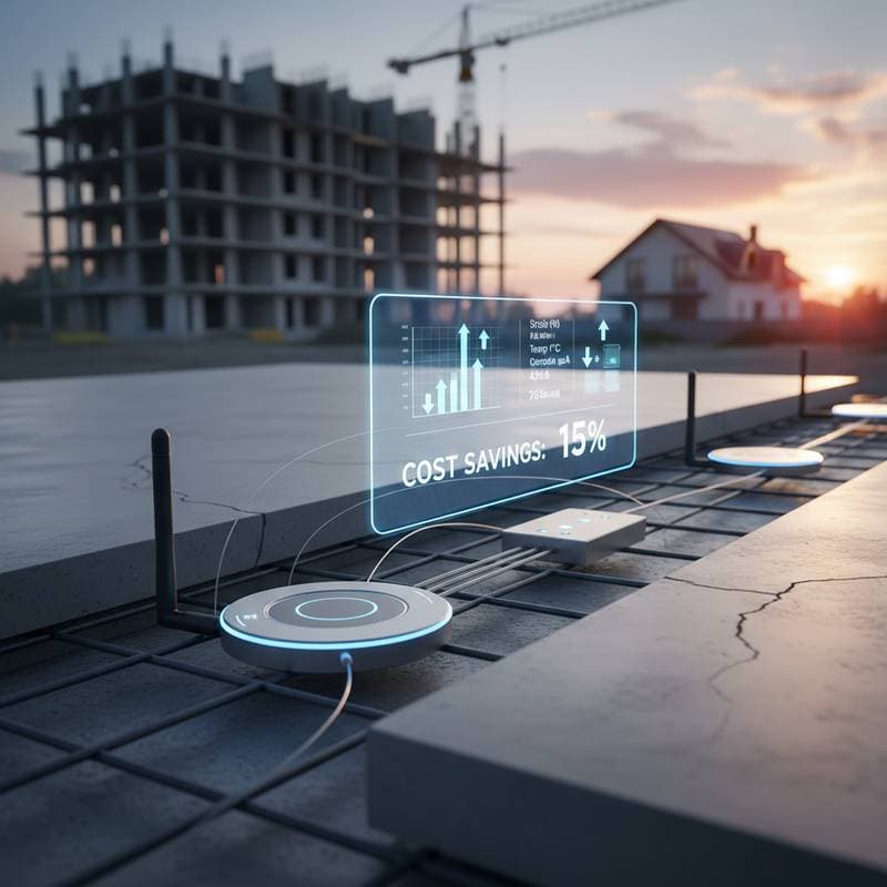Smart Concrete Sensors Cut Maintenance Costs 12-18%