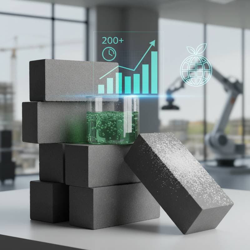 Geopolymer Bricks Last 200 Years Longer Than Clay
